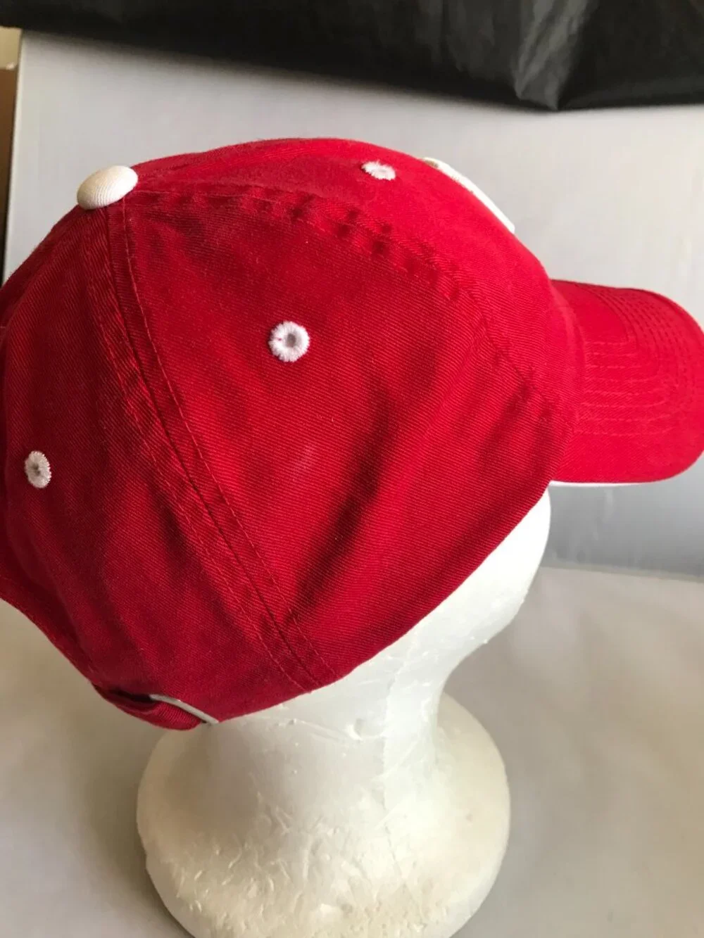 Ohio State Buckeyes Hat Red Baseball Cap Adj. Buckle Top of the World